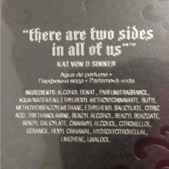 LAST ONE!!RARE/DISCONTINUED KVD SINNER EDP (1oz/30ml)NIB!! - Picture 5 of 8